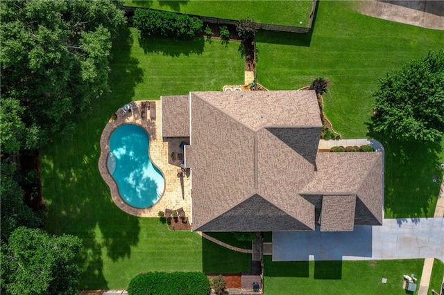 10808 Legacy Ln, Mobile, AL 36608 - aerial view of property and surrounding area with a pool area