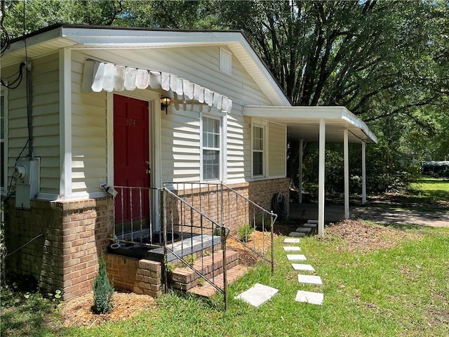 124 Clark Ave, Saraland, AL 36571 - view of outdoor structure featuring an attached carport