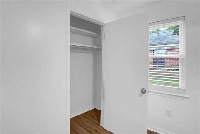 view of closet