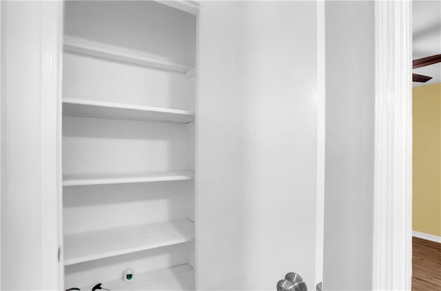 view of closet
