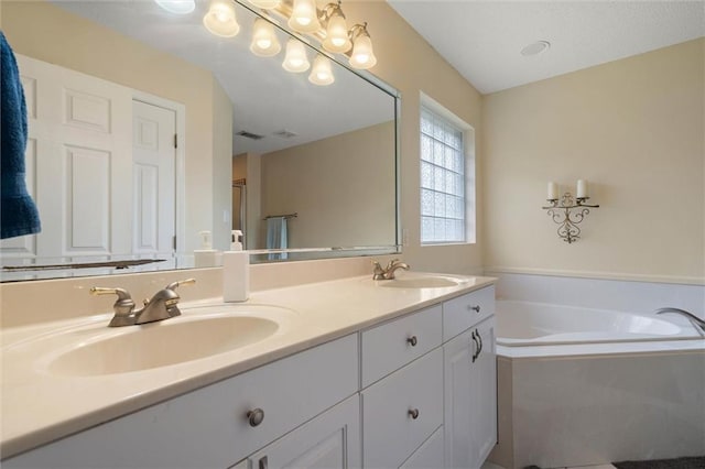 1521 Peyton Dr E, Mobile, AL 36695 - full bath featuring double vanity and a garden tub