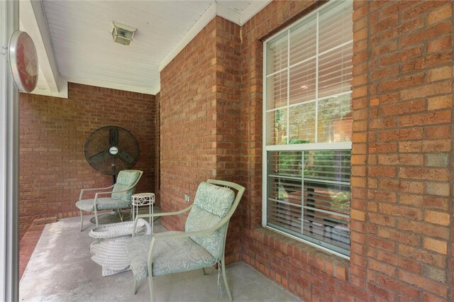 1521 Peyton Dr E, Mobile, AL 36695 - view of covered porch