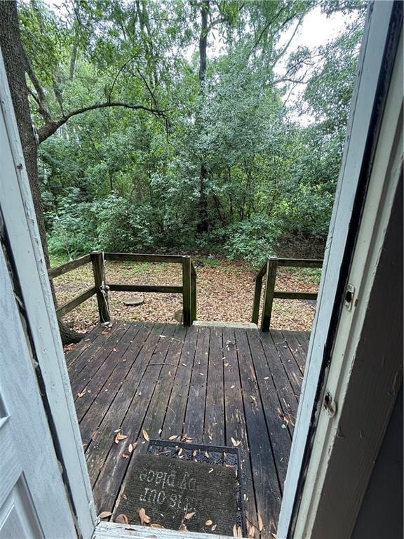 view of deck