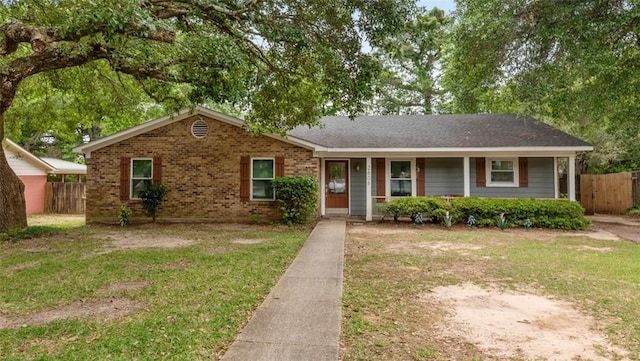 2808 Westmoor Ct, Mobile, AL 36695 - view of front of house with brick siding and covered porch