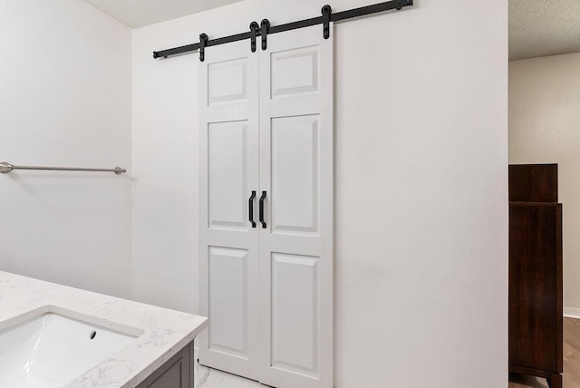 2808 Westmoor Ct, Mobile, AL 36695 - bathroom featuring vanity and baseboards