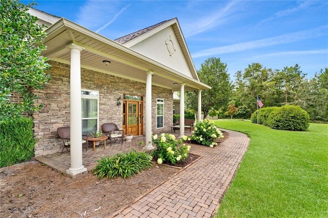 view of patio