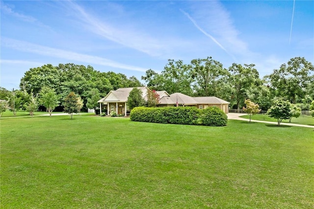 view of yard