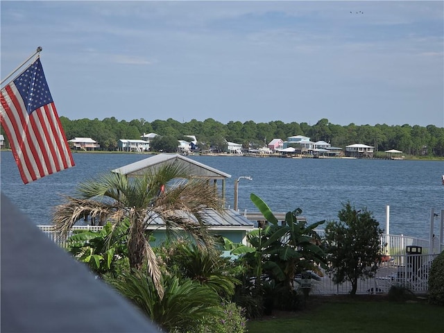 property view of water