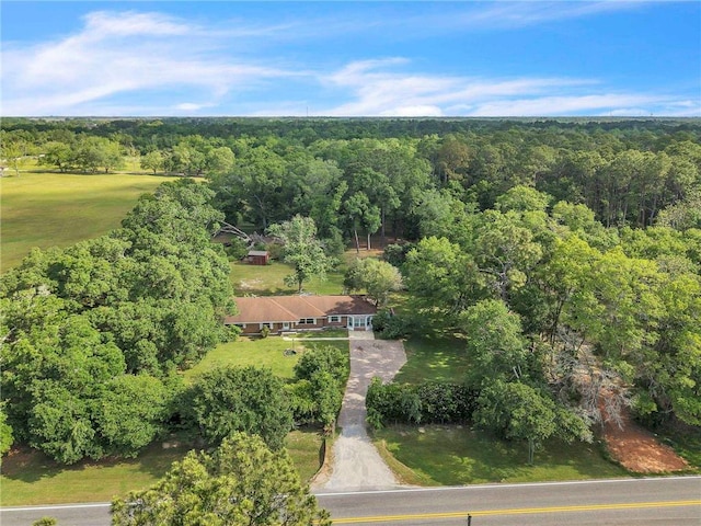 18127 County Road 10th Rd, Foley, AL 36535 - aerial view with a wooded view