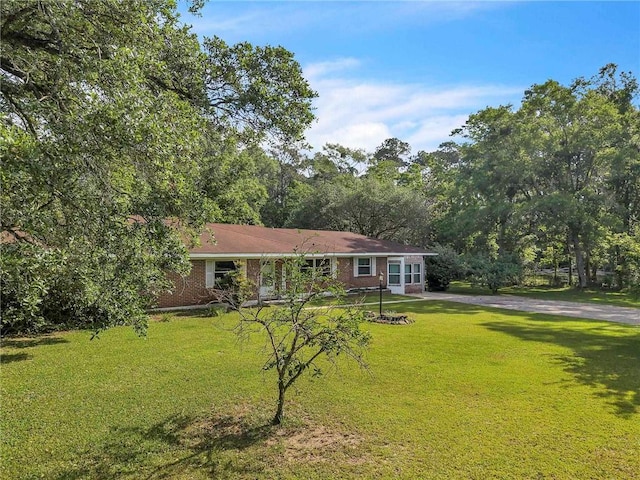 18127 County Road 10th Rd, Foley, AL 36535 - single story home featuring brick siding and a front yard