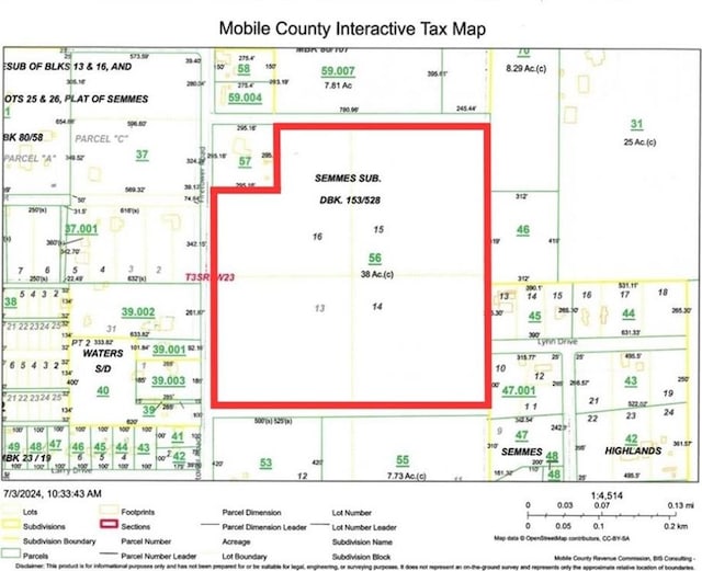 0 Firetower Rd, Semmes AL, 36575 land for sale