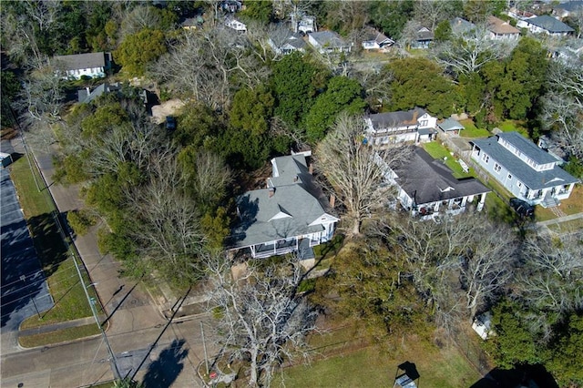 bird's eye view featuring a residential view