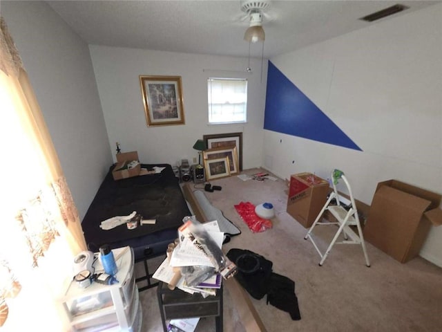 2460 Maple Dr, Mobile, AL 36695 - carpeted bedroom with vaulted ceiling