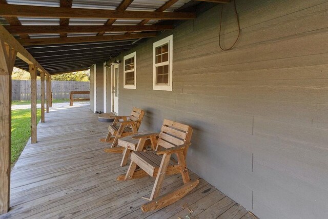 view of deck