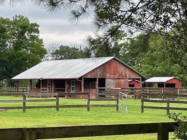 view of stable