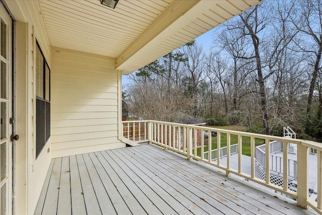 view of deck