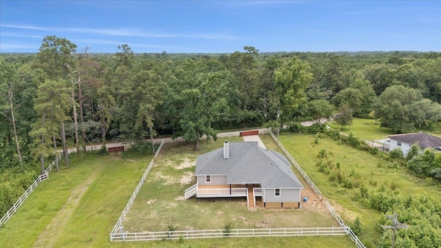 8679 Massey Lake Rd, Silsbee, TX 77656 - aerial view of property and surrounding area with a forest