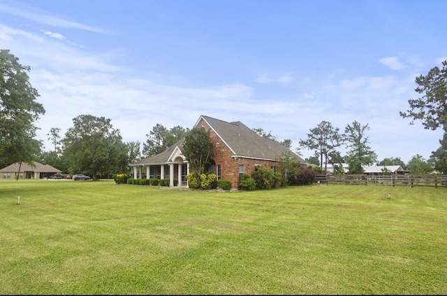 9655 Grapevine Dr, Orange, TX 77630 - view of yard