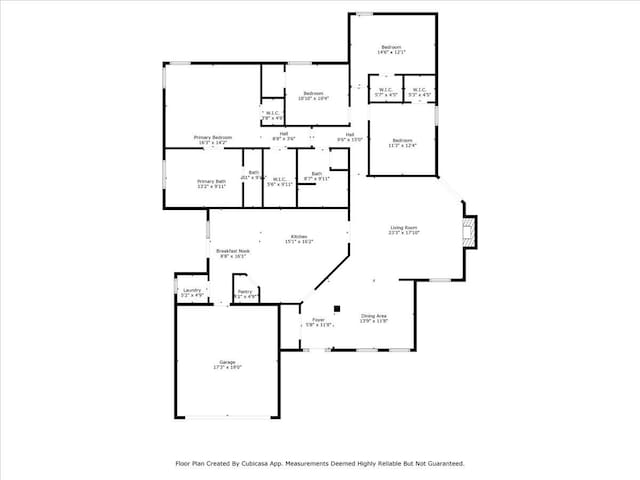 211 Skylark Ave, Bridge City, TX 77611 - floor plan / room layout