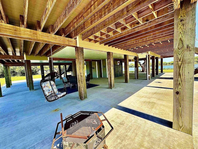 exterior space featuring a wealth of natural light