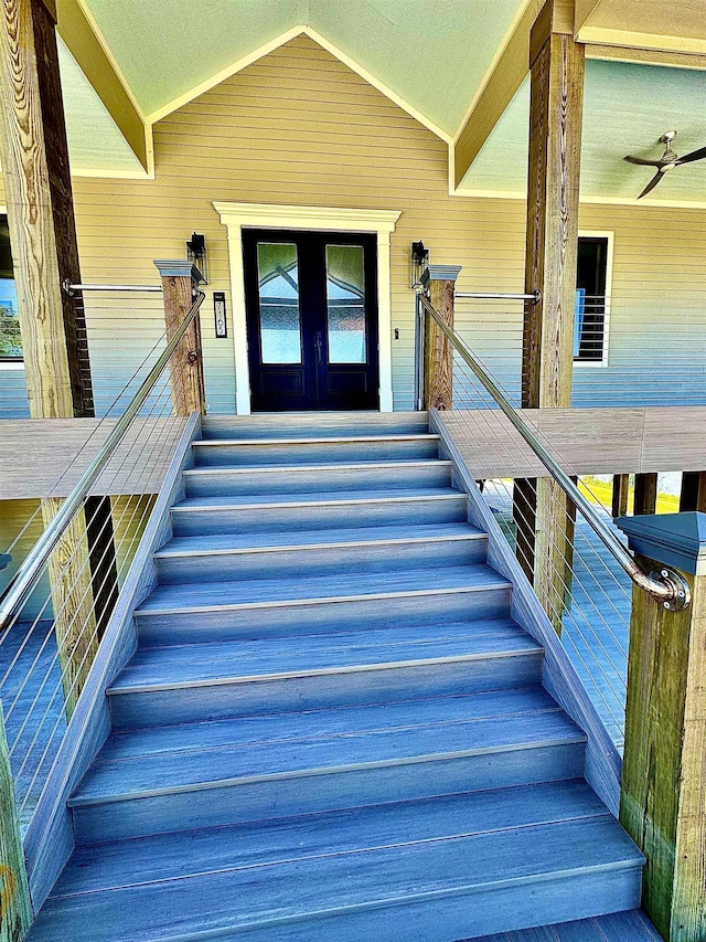 view of staircase