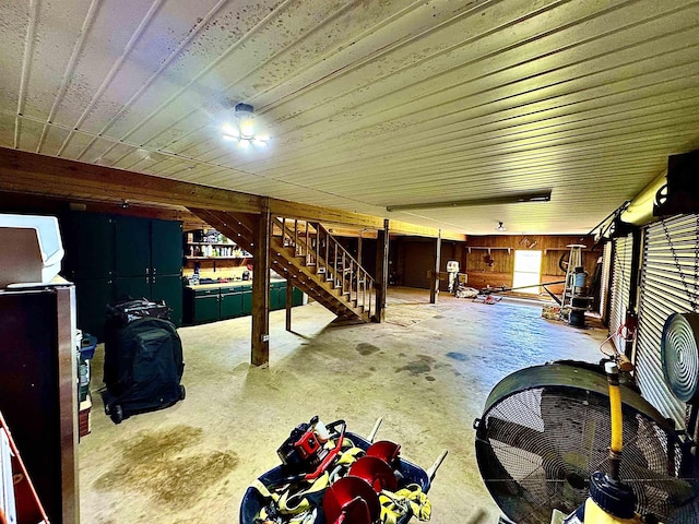 exterior space with stairs