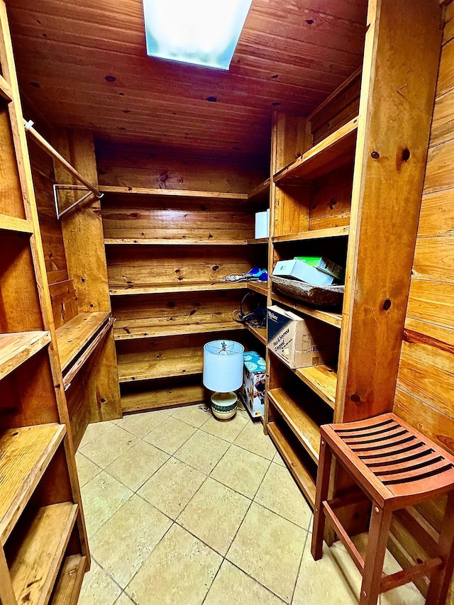 view of storage room