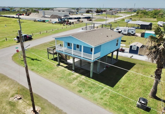 birds eye view of property featuring a residential view