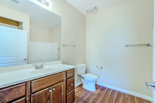 770 Elgie St, Beaumont, TX 77705 - bathroom featuring vanity and wood finished floors