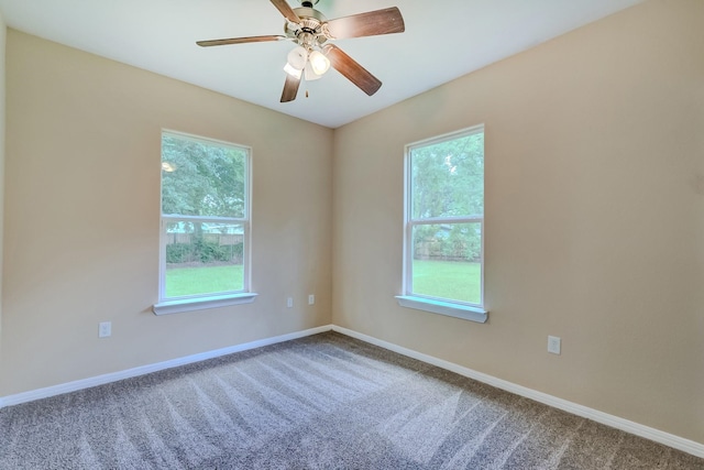 770 Elgie St, Beaumont, TX 77705 - spare room featuring carpet and ceiling fan