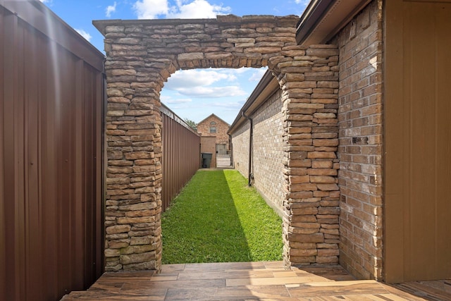 view of yard