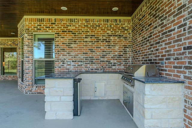 view of patio / terrace featuring area for grilling