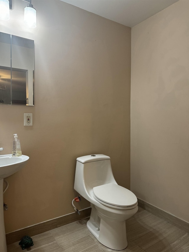 bathroom with toilet