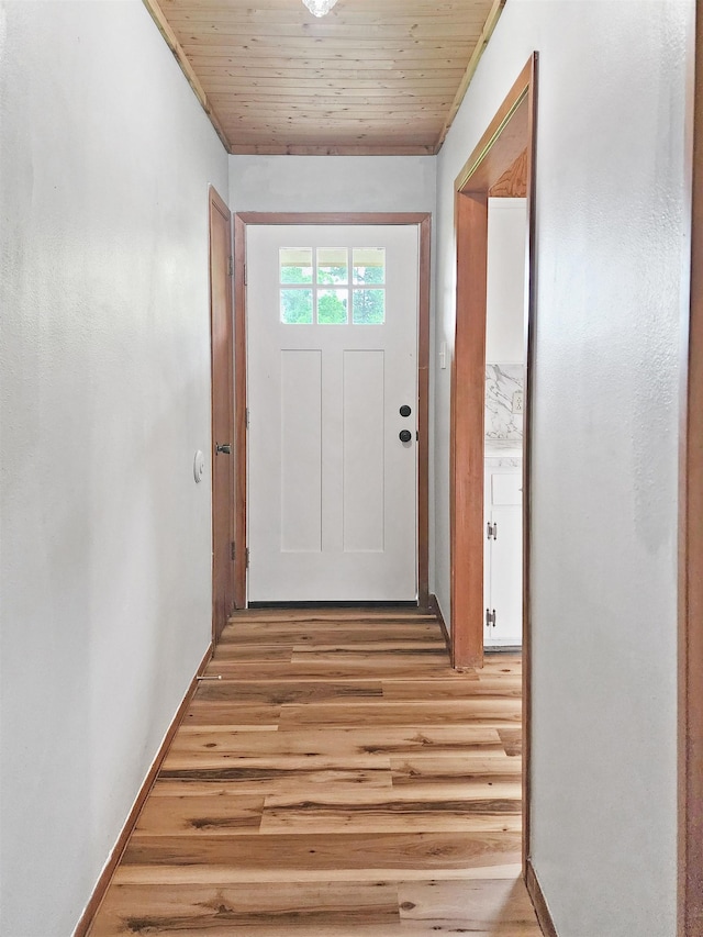 4296 W US Highway 190, Jasper, TX 75951 - doorway to outside with light wood finished floors