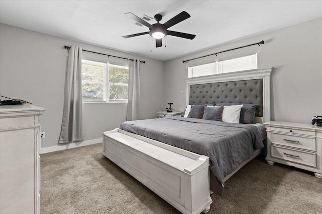 13370 Capital Dr, Bevil Oaks, TX 77713 - carpeted bedroom featuring a ceiling fan and baseboards