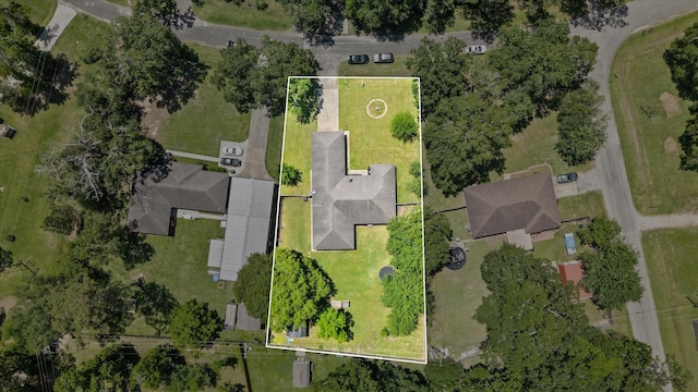 13370 Capital Dr, Bevil Oaks, TX 77713 - aerial view of property's location with property parcel outlined