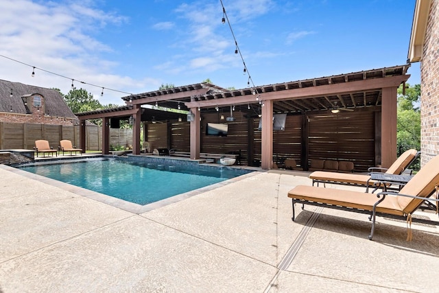 5320 Manion Way, Lumberton, TX 77657 - view of pool featuring a patio area