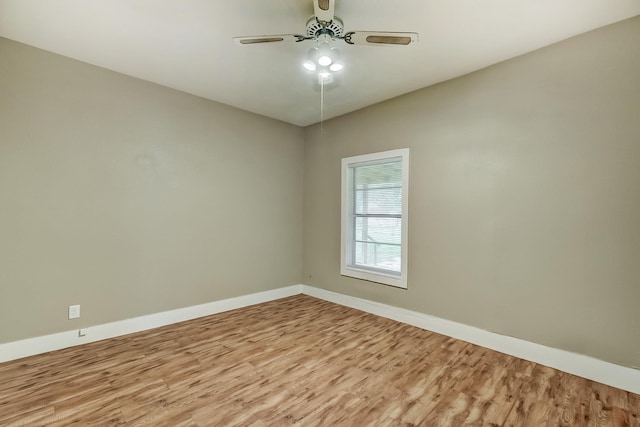 3500 32nd St, Port Arthur, TX 77642 - unfurnished room with wood finished floors and ceiling fan