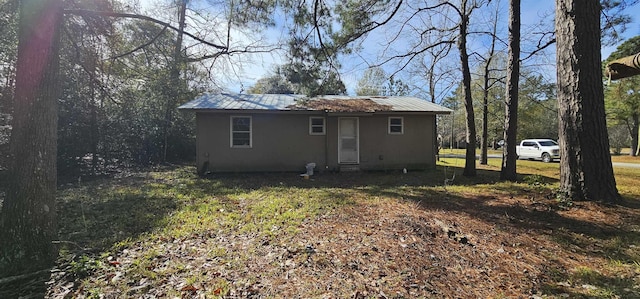 view of rear view of property