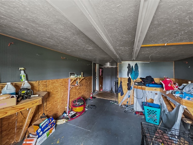 1537 Hillebrandt Acres, Beaumont, TX 77705 - basement featuring a textured ceiling