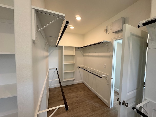 14865 Norma Jane Ln, Beaumont, TX 77713 - spacious closet with dark wood-style floors