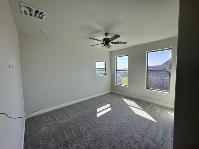 14865 Norma Jane Ln, Beaumont, TX 77713 - carpeted spare room featuring baseboards and ceiling fan