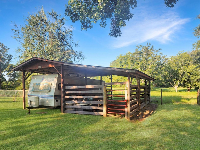 view of outbuilding