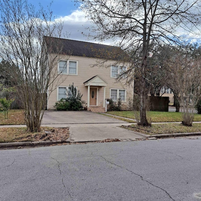 view of colonial-style house