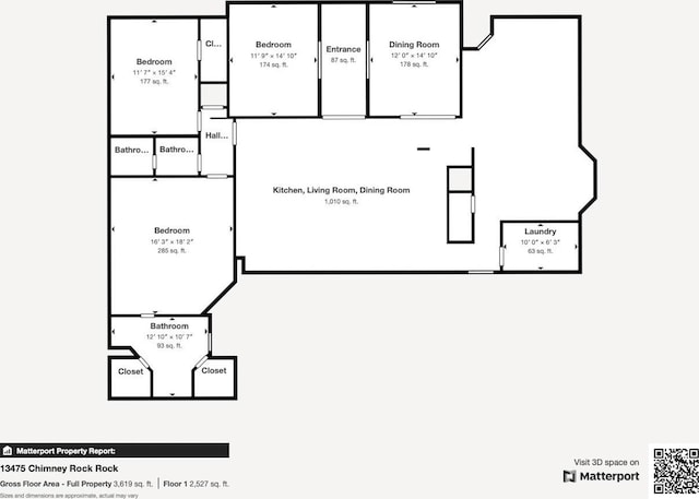 13475 Chimney Rock Dr, Beaumont, TX 77713 - view of floor plan / room layout