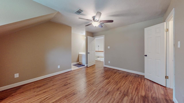 13475 Chimney Rock Dr, Beaumont, TX 77713 - additional living space with ceiling fan and wood finished floors