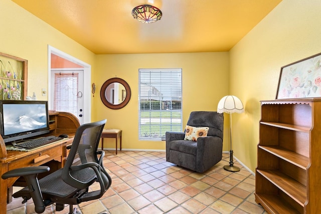 9055 Glen Mdw, Beaumont, TX 77706 - office space featuring baseboards and light tile patterned flooring