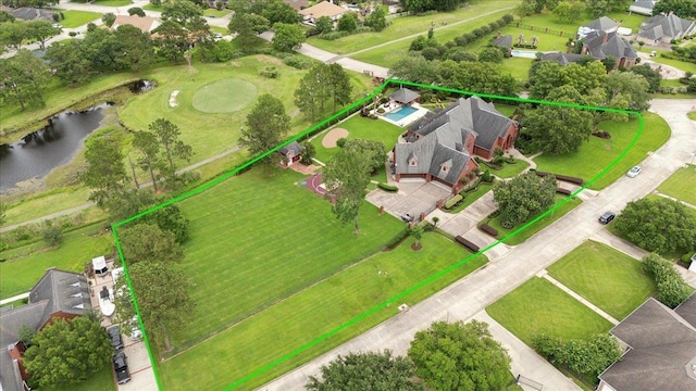 7510 Shadow Creek Dr, Beaumont, TX 77707 - aerial view of residential area with property parcel outlined