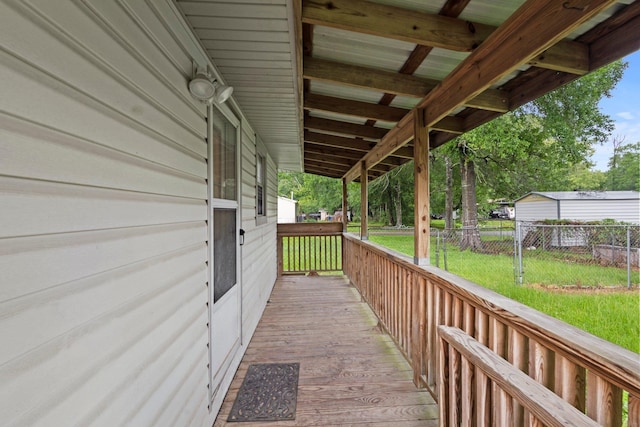 8598 Cornell Dr, Lumberton, TX 77657 - view of deck
