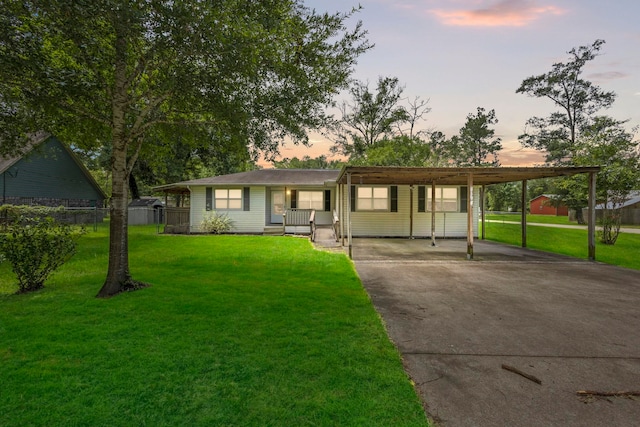 8598 Cornell Dr, Lumberton, TX 77657 - view of front of property with driveway and a front lawn